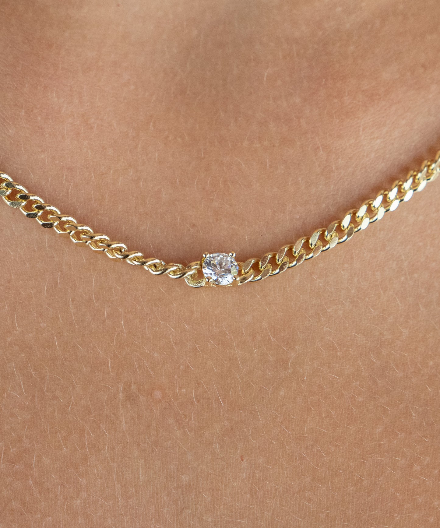 Collier Diamant Cubain