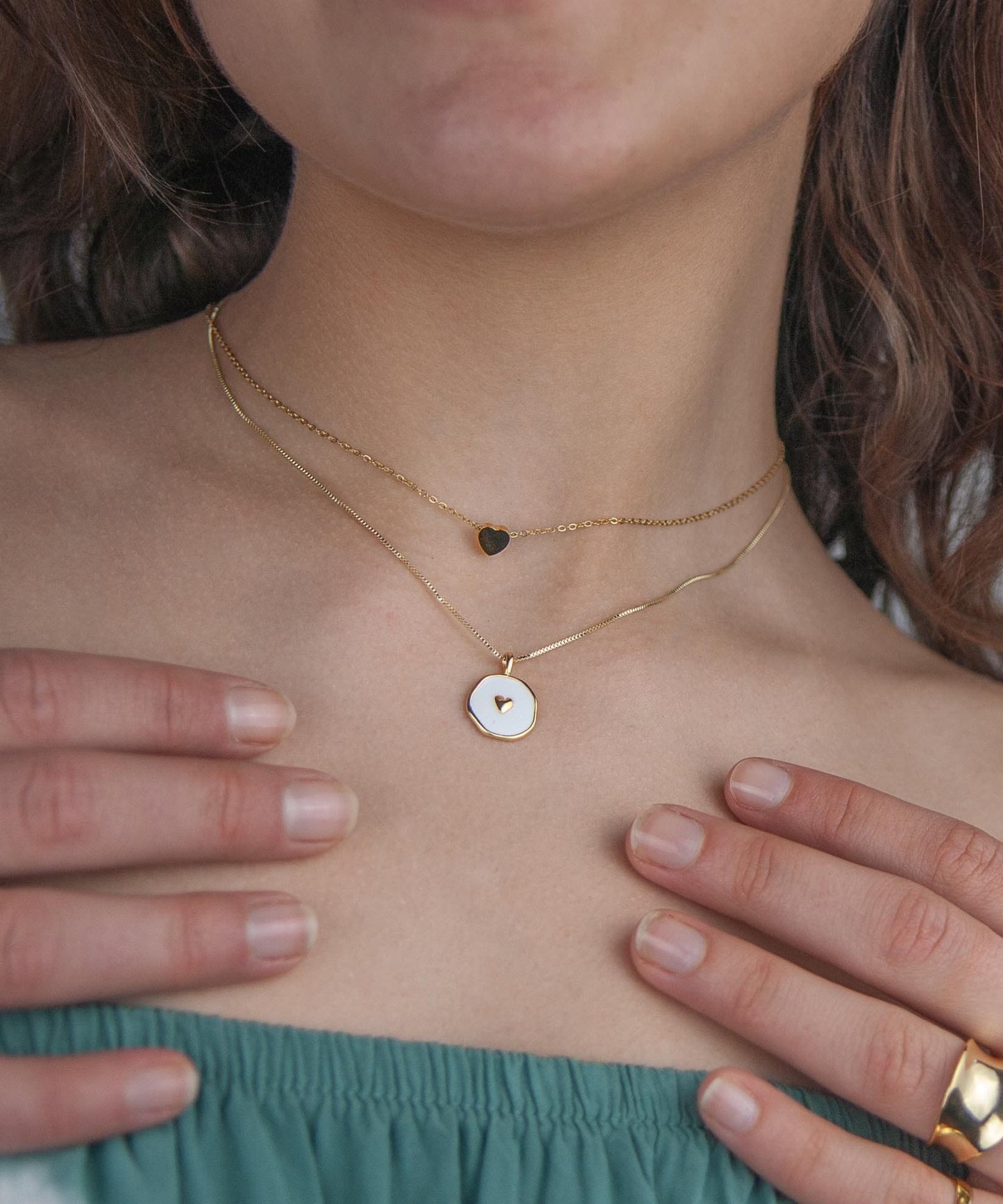 Collier Petit Coeur à Graver