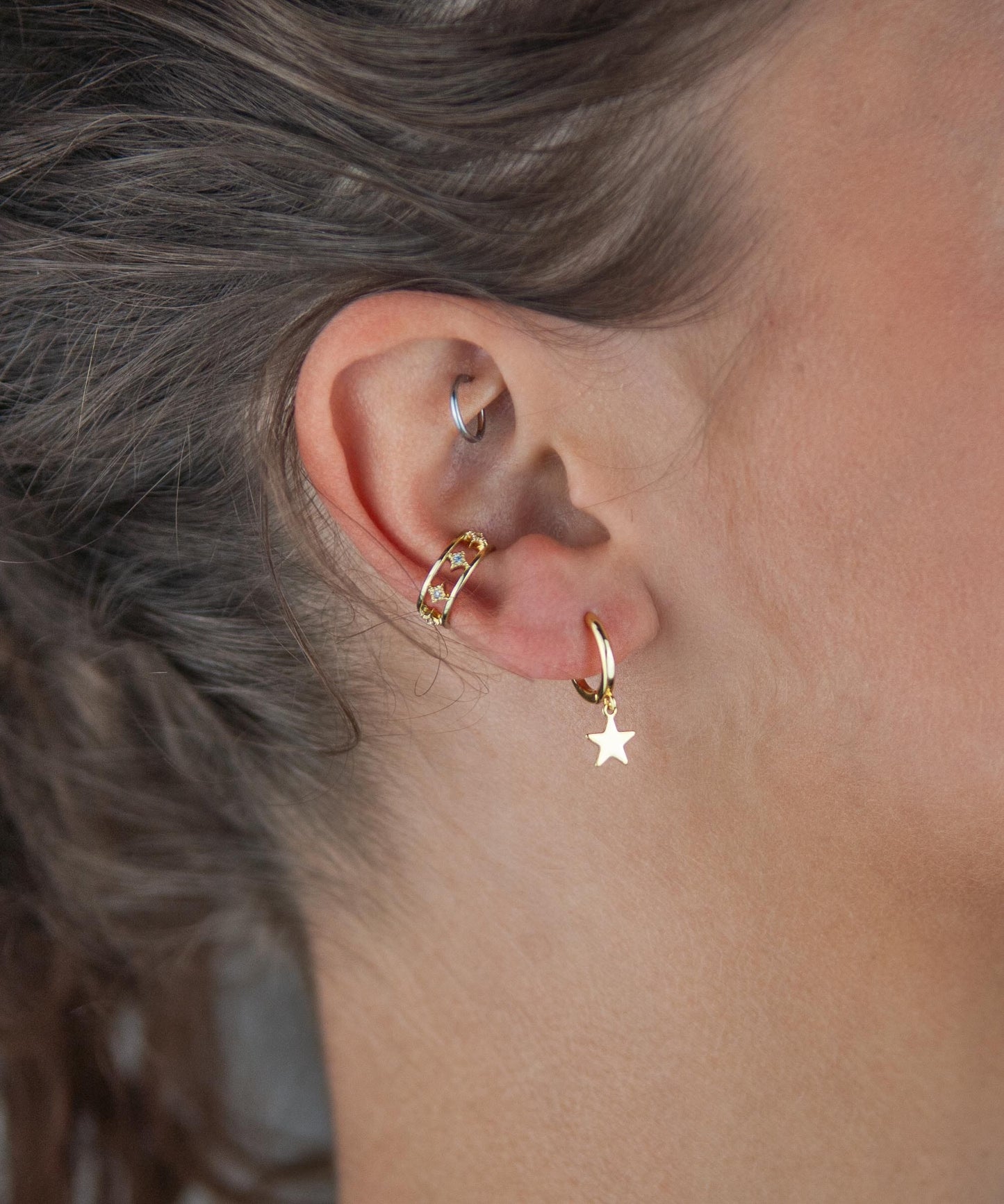 Boucles d'oreilles Double Rings