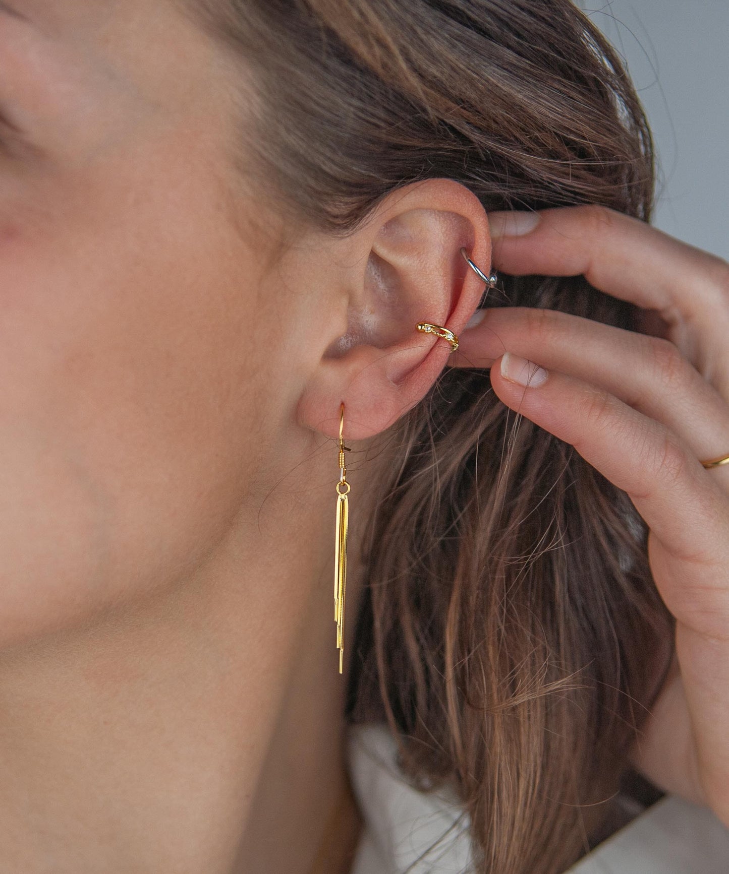 Boules d'oreilles Orgues d'Argent et d'Or