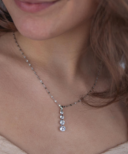 Collier Quadruple Diamants